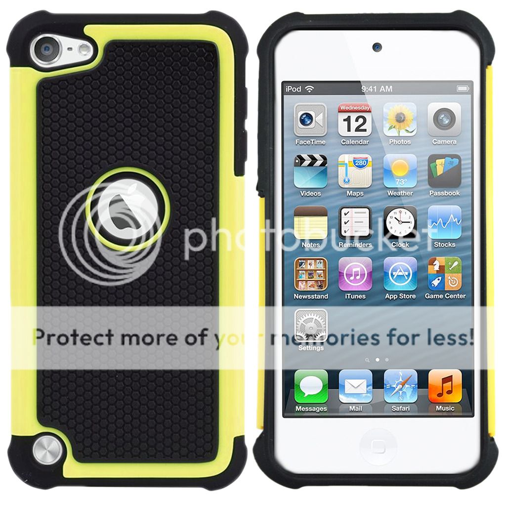 Shockproof Heavy Duty Tough Gel Cover Case for Apple iPod Touch 5 5th